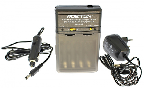 Зарядное устройство для Ni-MH, Ni-Cd аккумуляторов ROBITON Smart S100 фото 3