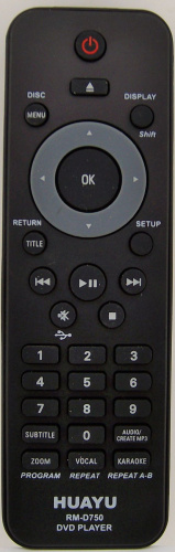 Пульт универсальный для DVD PHILIPS RM-D750 Пульт универсальный для DVD PHILIPS RM-D750