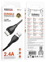 Шнур USB A штекер - Lightning 1м 2,4A Borofone BX121