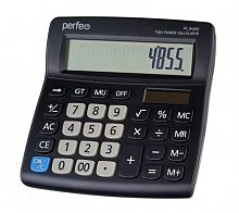 Калькулятор PERFEO PF_B4855 бухгалтерский 12-разрядный черный