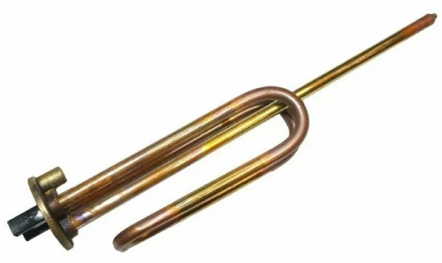 ТЭН водонагревателя, 1500W, фланец прижимной, RCF, под анод М5, L300мм, (инд. упаковка), AskerParts фото 2