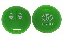 Чехол брелока Toyota  KB-L013 (2-кнопки)(3)Круглый на ключ
