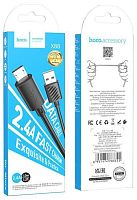Шнур USB A штекер - microUSB штекер 1м 2,4A Hoco X88