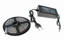 Комплект лента 12v RGB бег.огонь 5050 5м.+ БП 220/12v