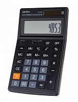 Калькулятор PERFEO PF_B4853 бухгалтерский 12-разрядный черный