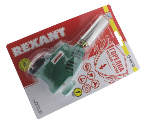Горелка газовая насадка Rexant GT-20 с пьезоподжигом   фото 2