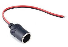 Прикуриватель гнездо, на проводе 18AWG 0,75 кв.мм., длина 30 см.