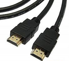 Шнур HDMI штекер - HDMI штекер 1,5м  пластик GOLD 1.4 (Т)