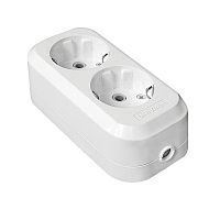 Колодка "Универсал" 2 розетки з/к 161402