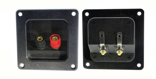 Терминал 2х пластик GOLD(75х75 мм) DAYTON