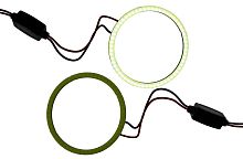 Кольцо LED 70мм (12-24v), при 12v-280mA, БЕЛОЕ 6000К, цена за 1 шт., в блистере- 2шт.