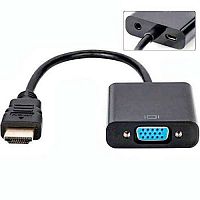 Конвертер-видео HDMI -> VGA + 3.5 с усилителем и питанием от USB  PREMIER 5-983A 
