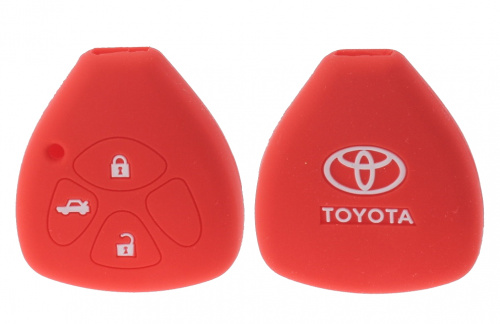 Чехол брелока Toyota  KB-L023 (3-кнопки)(К)на ключ Crown, Camry, Reiz,