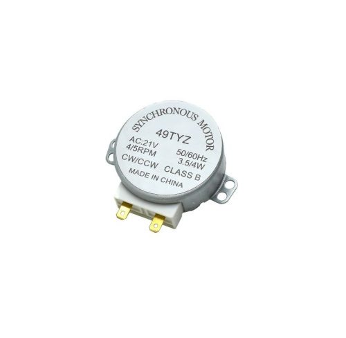 Двигатель вращения поддона, 21V, 5/6rpm, 3.5/4W, вал L14мм, 49TYZ, MCW500UN