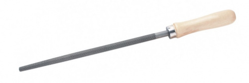 Напильник 150 мм, круглый, деревянная ручка// Сибртех (16123) 
