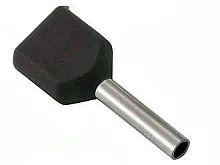 Трубка 2х0,5 (Наконечник DTE00508 black (1x8mm)) 