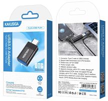 Переходник USB A гнездо - Type-C штекер OTG USB3.0 Kakusiga KSC-1406