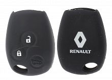 Чехол брелока Renault  KB-L084 (3-кнопки) на ключ(Ч)