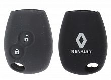 Чехол брелока Renault  KB-L083 (2-кнопки)(Ч) на ключ