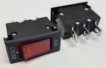 Выключатель с предохранителем "брейкер" KGZ-06/N RED автоматический красный 250v 15a