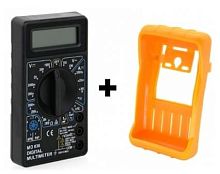 Тестер MD-838Р OT-INM15 с прозвонкой и температурой в резиновой калоше