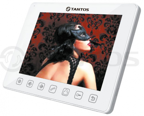 Домофон Tantos TangoVIZIT(белый), цв., TFT LCD 9" 800х480,