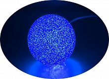 Гирлянда "Шар" синий110 мм., 220в,  мягкий уличный LED