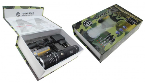 Фонарь LED-3 W(Li-аккумулятор+ЗУ +ЗУ от прикуривателя) трещетка (Q8116/MX-8066) фото 2