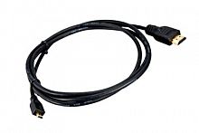 Шнур HDMI штекер - micro HDMI штекер 1,5м пластик GOLD REXANT 17-6103
