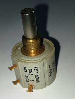 Резистор переменный  100 кОм моно многооборотный Helipot