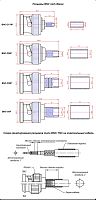 Разъем BNC штекер RG58 обжимной
