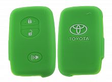 Чехол брелока Toyota  KB-L035 (3-кнопки) Landcruiser  Smart(Зеленый)