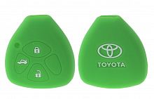 Чехол брелока Toyota  KB-L023 (3-кнопки)(З)на ключ Crown, Camry, Reiz,