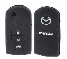 Чехол брелока Mazda  KB-L133 (3-кнопки)(Ч)викидной ключM2, M3, M5, M6