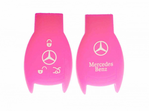 Чехол брелока Mercedes Benz KB-L175 (3-кнопки) SMARTS/G/E/R(Розовый)