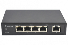 TSn-4P5S 5 портовый Ethernet Passive PoE коммутатор 4 порта POE Ethernet 10/100Мб , 1 порт 10/100Мб