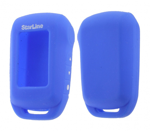 Чехол брелока StarLine A62/92/94 силикон/синий