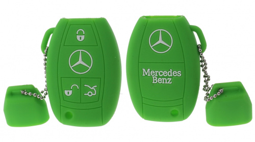 Чехол брелока Mercedes Benz KB-L177 (3-кнопки) на ключ (с кол)(З)