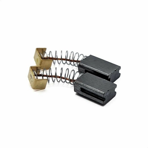 Щетки угольные,  5x8х12мм, Stern EP 600, проточки, пружина пятак-скоба, (компл. 2шт)