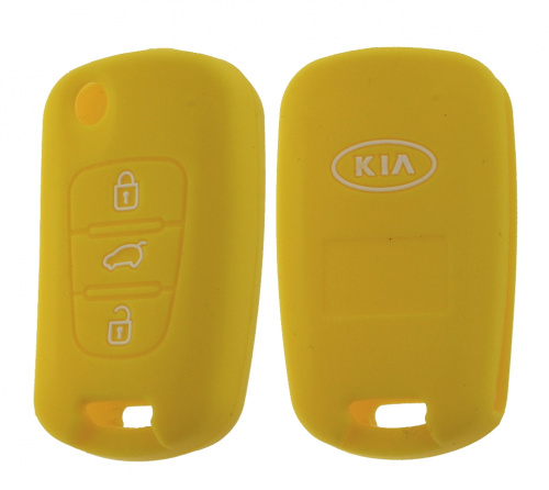 Чехол брелока Kia  KB-L099 (3-кнопки)(Ж) выкидной ключ K2, K5,Sportage