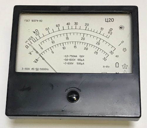 Измерительная головка к тестеру Ц20
