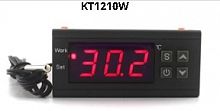 Термостат KT1210W  AC~90...220v 10A, -50...+110 C,  с датчиком температуры, встраиваемый