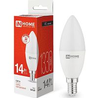 Лампа Е14 B35 14W 4000К Матовая IN HOME 