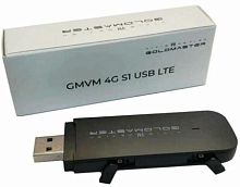 4G модем Goldmaster LTE, есть 2 входа под внешнюю антенну MIMO, корпус черный