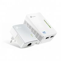 Сетевой адаптер Powerline TL-WPA4220KIT AV600 Комплект N300 Wi-Fi 