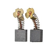 Щетки угольные, 7х17х16(17)мм, для ИНТЕРСКОЛ ДП 2000, УШМ 2100, ПЦ-16, Hitachi 999044, (компл. 2шт)