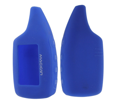 Чехол брелока сигнализации Шерхан 5/6 синий фото 2 Чехол брелока сигнализации Magicar  Шерхан 5/6 синий фото 2