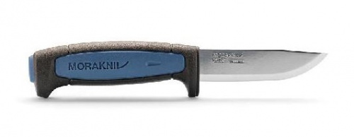 Нож Morakniv Pro S, нержавеющая сталь, резиновая ручка с синей вставко