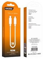 Шнур Type-C штекер - Lightning 2м PD20w Kakusiga KSC-962