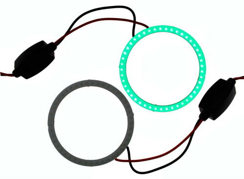 Кольцо LED 60mm (12-24V), при 12v-300ma, ЗЕЛЕНОЕ, цена за 1 шт., в блистере- 2шт.